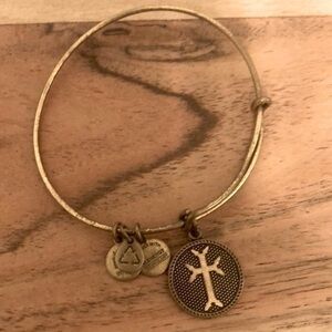 Alex and Ani gold bangle Bracelet
